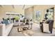 Stylish living room featuring vaulted ceilings, abundant natural light, and an open-concept design at 4225 Maner Se St, Smyrna, GA 30080