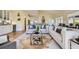Open-concept living area with large island with breakfast bar, modern finishes, and spacious layout at 4225 Maner Se St, Smyrna, GA 30080