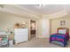 Finished basement area converted to a bedroom with walk through to additional room at 7497 Treehouse Ct, Douglasville, GA 30135