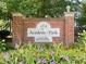 Academy Park sign and landscaping at 2630 Milford Ln, Alpharetta, GA 30009