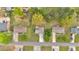 A neighborhood featuring a mix of well-maintained homes, mature trees, and paved streets in a suburban community at 111 Evergreen Trl, Cartersville, GA 30121
