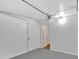 Spacious garage showcasing clean interior and convenient access doors at 111 Evergreen Trl, Cartersville, GA 30121