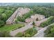 An aerial shot of the community showcasing green spaces, tree coverage, and well-maintained landscaping at 2528 Magnolia Ridge Dr, Marietta, GA 30067