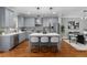 Well-appointed kitchen with stainless steel appliances, a center island, and open layout at 2528 Magnolia Ridge Dr, Marietta, GA 30067