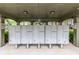 Organized mailboxes under a covered structure with good lighting and security features at 2528 Magnolia Ridge Dr, Marietta, GA 30067