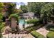 Scenic view of a community pool surrounded by lush landscaping at 2232 Dunseath Ave # 407, Atlanta, GA 30318