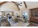 Open-concept living room flows into the kitchen, creating a spacious and inviting atmosphere at 854 Club Moss Ct, Marietta, GA 30068