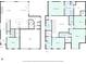 Detailed floor plan showcasing the home's layout and room dimensions, including living spaces and bedrooms at 920 Wemberley Ln, Marietta, GA 30064