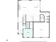 Main level floor plan with living spaces, kitchen, garage, and bedroom outlined at 920 Wemberley Ln, Marietta, GA 30064