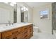 Stylish bathroom offers double vanity, sleek fixtures, and a separate shower and toilet area at 4419 Bellwood Cir, Atlanta, GA 30349