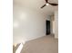 Bright bedroom featuring a ceiling fan, and a modern door at 2526 Abner Nw Pl, Atlanta, GA 30318
