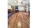 Bright living room featuring beautiful hardwood floors and a cozy atmosphere at 3415 Spot Rd, Cumming, GA 30040