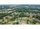 This aerial view showcases the expansive community with mature trees and lush landscaping, offering privacy and curb appeal at 2610 Ginger Dr, Buford, GA 30519
