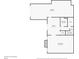 Basement floor plan featuring a living room, bathroom, office and garage at 2610 Ginger Dr, Buford, GA 30519