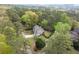 An aerial view of a home nestled among lush trees and greenery at 2811 Shady Valley Ne Dr, Brookhaven, GA 30324