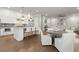 Bright, spacious kitchen features a large island with seating and stainless steel appliances at 2811 Shady Valley Ne Dr, Brookhaven, GA 30324