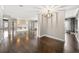 Spacious room featuring hardwood floors, recessed lighting, and elegant decor at 3435 Kingsboro Ne Rd # 603, Atlanta, GA 30326