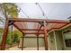 Outdoor pergola is perfect for relaxing or entertaining at 9117 Dearing St, Covington, GA 30014