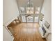 Bright living room with cathedral ceilings, fireplace and access to back deck at 214 Cedar Woods Way, Canton, GA 30114