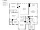 Second floor plan highlighting the primary suite, three additional bedrooms, and an open-to-below great room at 7043 Foundry Dr, Woodstock, GA 30188
