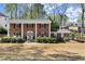 Beautiful brick home featuring a symmetrical design, white columns, and manicured landscaping at 495 Heritage Way, Atlanta, GA 30328