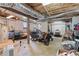 Unfinished basement with exposed ductwork and concrete flooring at 190 Ccc Rd, Kingston, GA 30145