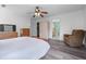 Spacious main bedroom boasting a walk-in closet and en suite bathroom at 190 Ccc Rd, Kingston, GA 30145