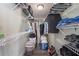 Walk-in closet with white shelving and ample storage space at 190 Ccc Rd, Kingston, GA 30145