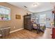 bedroom featuring a bunk bed with built-in storage and hardwood floors at 230 Silver Fox Trl, Dallas, GA 30157