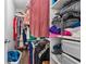 Walk-in closet with clothing racks and shelving for ample storage at 230 Silver Fox Trl, Dallas, GA 30157
