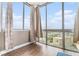 Bright balcony with large windows providing an expansive outdoor view at 215 Piedmont Ne Ave # 2003, Atlanta, GA 30308