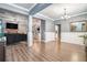 Spacious open-concept space seamlessly connects living, dining, and kitchen areas at 95 Hawthorn Ln, Covington, GA 30014