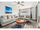 Inviting living room featuring comfortable seating, natural light, and stylish decor at 215 Piedmont Ne Ave # 708, Atlanta, GA 30308