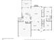 Detailed floor plan of the first floor, showcasing the kitchen, living room, and garage layout at 4062 Vinings Mill Se Trl, Smyrna, GA 30080
