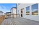 Inviting wooden deck with railing and views of the house and backyard at 784 Keystone Dr, Woodstock, GA 30188