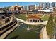 Downtown amphitheater and pond with gazebo offers a beautiful outdoor event space and community gathering spot at 4037 Hill Station Ct, Sugar Hill, GA 30518