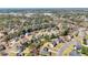Wide aerial shot showcases homes, greenery, and the neighborhood's layout at 4090 Cherry Ridge Walk, Suwanee, GA 30024