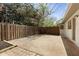 Fenced patio area offering an outdoor seating and entertaining space at 517 Toombs St, Palmetto, GA 30268