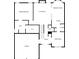 Detailed floorplan showcasing a spacious primary bedroom and an open-concept living area at 4453 Autumn Glo Ct Ct, Douglasville, GA 30135