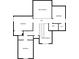Floorplan featuring three bedrooms, a shared bathroom, and an open-to-below hall design at 4453 Autumn Glo Ct Ct, Douglasville, GA 30135