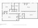 Basement layout with bedroom, bathroom and game room dimensions at 2810 Dunnington Cir, Chamblee, GA 30341