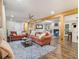Spacious living room featuring hardwood floors, recessed lighting, and an open concept design at 2810 Dunnington Cir, Chamblee, GA 30341