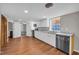 Well-equipped kitchen featuring modern appliances and hardwood floors at 111 Leathers Circle Nw, Atlanta, GA 30314