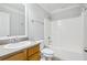 Bathroom featuring a vanity and shower and tub combination at 277 Edison Dr, Stockbridge, GA 30281