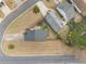 Aerial view of a home showcasing its well-maintained yard and neighborhood at 2814 Pine Valley Nw Way, Kennesaw, GA 30152