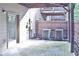 Private patio includes door to home and two air conditioning units at 1147 Laurel Valley Ct, Buford, GA 30519