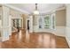 Dining room with large windows and hardwood floors at 2130 Hollowbrooke Nw Way, Acworth, GA 30101