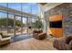 Welcoming lobby with stone accent wall, comfortable seating and outdoor views at 3300 Windy Ridge Se Pkwy # 1501, Atlanta, GA 30339