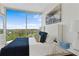 Comfortable primary bedroom with a scenic view of the outdoors at 3300 Windy Ridge Se Pkwy # 1501, Atlanta, GA 30339