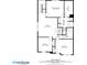 Second floor plan features bedrooms, bathrooms, primary suite, and walk-in closet offering a functional living space at 8849 Seneca Rd, Palmetto, GA 30268